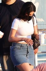 KYLIE JENNER and ANASTASIA KARANIKOLAU Taking a Water Taxi at Grand Canal in Venice 07/17/2024