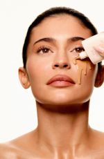 KYLIE JENNER for Kylie Cosmetics Skin Tint Blurring Elixir Campaign, July 2024