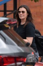 KYM MARSH Arrives on the Set of Waterloo Road in Manchester 07/17/2024