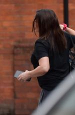 KYM MARSH Arrives on the Set of Waterloo Road in Manchester 07/17/2024