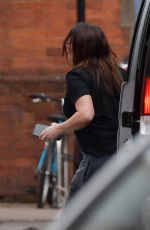 KYM MARSH Arrives on the Set of Waterloo Road in Manchester 07/17/2024
