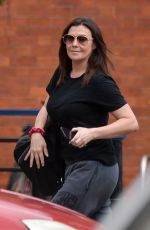 KYM MARSH Arrives on the Set of Waterloo Road in Manchester 07/17/2024