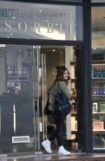 KYM MARSH Leaves Trevor Sorbei Hair Salon in Manchester 07/25/2024