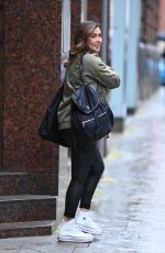 KYM MARSH Leaves Trevor Sorbei Hair Salon in Manchester 07/25/2024