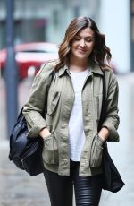 KYM MARSH Leaves Trevor Sorbei Hair Salon in Manchester 07/25/2024