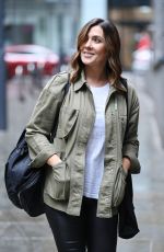 KYM MARSH Leaves Trevor Sorbei Hair Salon in Manchester 07/25/2024