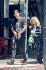 KYRA SEDGWICK and Travis Bacon Out for Lunch in Los Angeles 07/05/2024