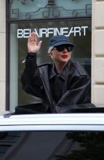 LADY GAGA Arrives in Paris 07/22/2024