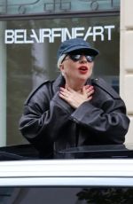 LADY GAGA Arrives in Paris 07/22/2024