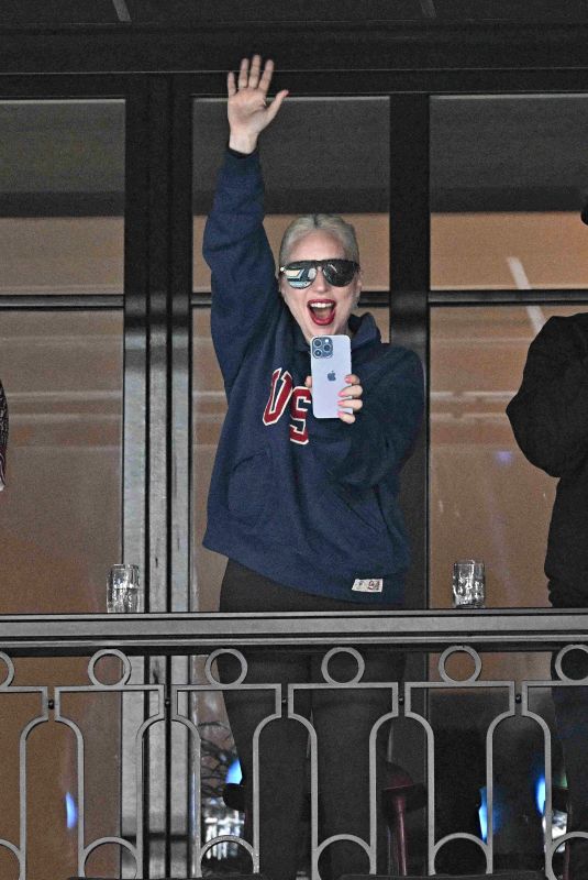 LADY GAGA at Artistic Gymnastics Women