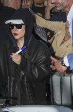 LADY GAGA Greets and Waves to Her Fans in Paris 07/25/2024