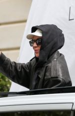 LADY GAGA Greets and Waves to Her Fans in Paris 07/25/2024