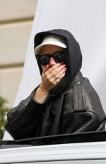 LADY GAGA Greets and Waves to Her Fans in Paris 07/25/2024