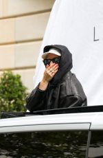 LADY GAGA Greets and Waves to Her Fans in Paris 07/25/2024