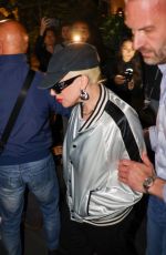 LADY GAGA Leaves Laurent Restaurant in Paris 07/23/2024