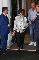 LADY GAGA Leaves Laurent Restaurant in Paris 07/23/2024