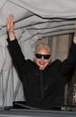 LADY GAGA Shares an Exclusive Preview of Her Upcoming Song from Roof of Her Car in Paris 07/28/2024
