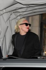 LADY GAGA Shares an Exclusive Preview of Her Upcoming Song from Roof of Her Car in Paris 07/28/2024