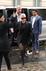 LADY GAGA Shopping at Dior on Avenue Montaigne in Paris 07/27/2024