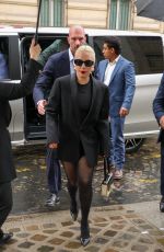 LADY GAGA Shopping at Dior on Avenue Montaigne in Paris 07/27/2024