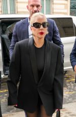 LADY GAGA Shopping at Dior on Avenue Montaigne in Paris 07/27/2024