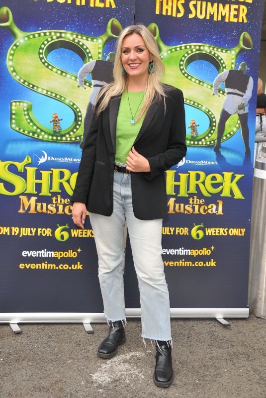 LARISSA EDDIE at Shrek the Musical UK Tour Press Night at Hammersmith Eventim Apollo in London 07/26/2024