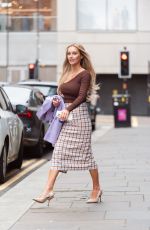 LAURA ANDERSON Leaves Her Capital Scotland Breakfast Show in Glasgow 07/11/2024