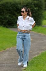 LAURYN GOODMAN Out with Her Dog in Brighton and Hove 07/13/2024