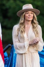 LEANN RIMES Performs at Salute to Service: The United States Army Field Band in Philadelphia 07/03/2024