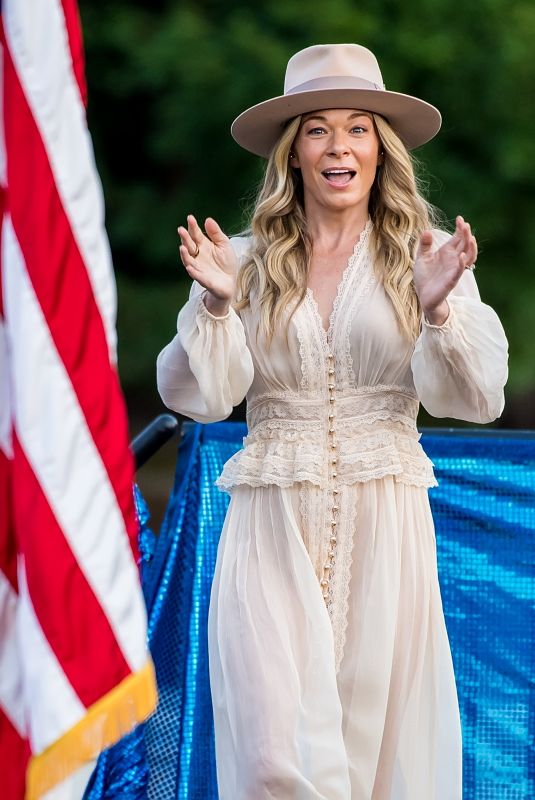 LEANN RIMES Performs at Salute to Service: The United States Army Field Band in Philadelphia 07/03/2024