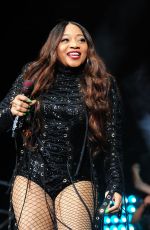 LELEE LYONS, CHERYL COKO GAMBLE and TAMARA TAJ GEORGE Performs at The Queens Of R&B Tour in West Palm Beach 07/14/2024