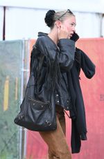 LILA GRACE MOSS Out at Glastonbury Music Festival 06/30/2024