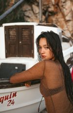 LILY CHEE at a Photoshoot, July 2024