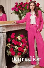 LILY COLLINS for Koradior Autumn 2024 campaign