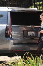 LILY JAMES on the Set of Swiped in Pasadena 07/09/2024