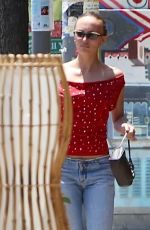 LILY-ROSE DEPP and 070 SHAKE Out for Lunch at a Ethiopian Restaurant in Los Angeles 07/19/2024
