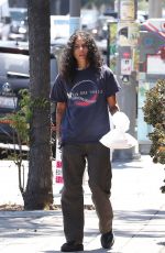 LILY-ROSE DEPP and 070 SHAKE Out for Lunch at a Ethiopian Restaurant in Los Angeles 07/19/2024