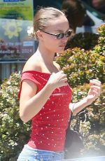 LILY-ROSE DEPP and 070 SHAKE Out for Lunch at a Ethiopian Restaurant in Los Angeles 07/19/2024