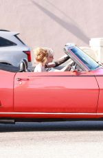 LINDSAY LOHAN and JAMIE LEE CURTIS Film Emotional Driving Scenes on Set of Freaky Friday 2 in Los Angeles 07/30/2024