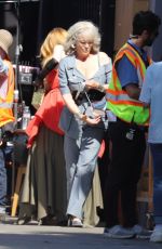 LINDSAY LOHAN and JAMIE LEE CURTIS on the Set of Freaky Friday 2 in Hollywood 07/18/2024
