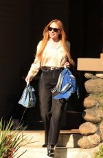 LINDSAY LOHAN and JAMIE LEE CURTIS on the Set of Freaky Friday in Los Angeles 07/10/2024