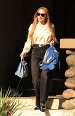 LINDSAY LOHAN and JAMIE LEE CURTIS on the Set of Freaky Friday in Los Angeles 07/10/2024