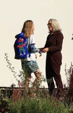 LINDSAY LOHAN and JAMIE LEE CURTIS on the Set of Freaky Friday in Los Angeles 07/10/2024