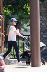 LINDSAY LOHAN Out at Coldwater Park in Beverly Hills 07/05/2024