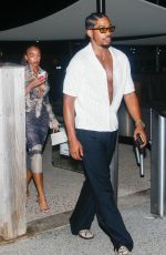 LORI HARVEY and Her Brothers Wynton and Broderick Harvey Jr Arrives in Saint Tropez 07/17/2024