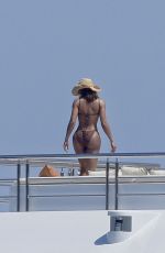 LORI HARVEY in Bikini on a Luxury Yacht in Saint Tropez 07/16/2024