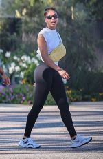 LORI HARVEY Out Hikinig in Beverly Hills 07/07/2024