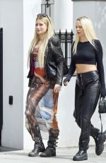 LOTTIE MOSS JESSICA HORWELL Out in London