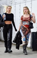 LOTTIE MOSS JESSICA HORWELL Out in London