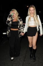 LOTTIE MOSS Leaves Chiltern Firehouse with a Friend in London 07/10/2024